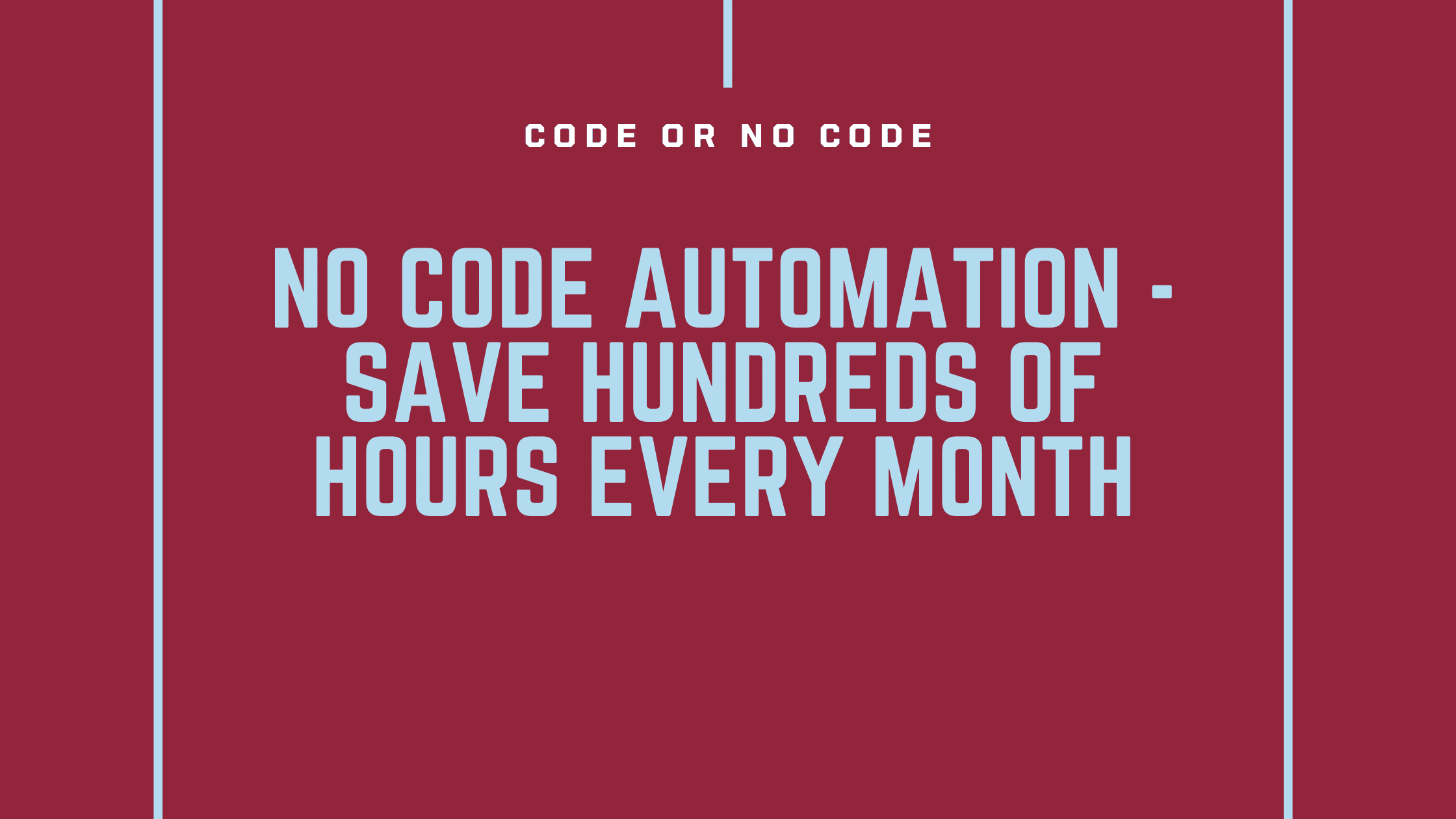 no code automation banner
