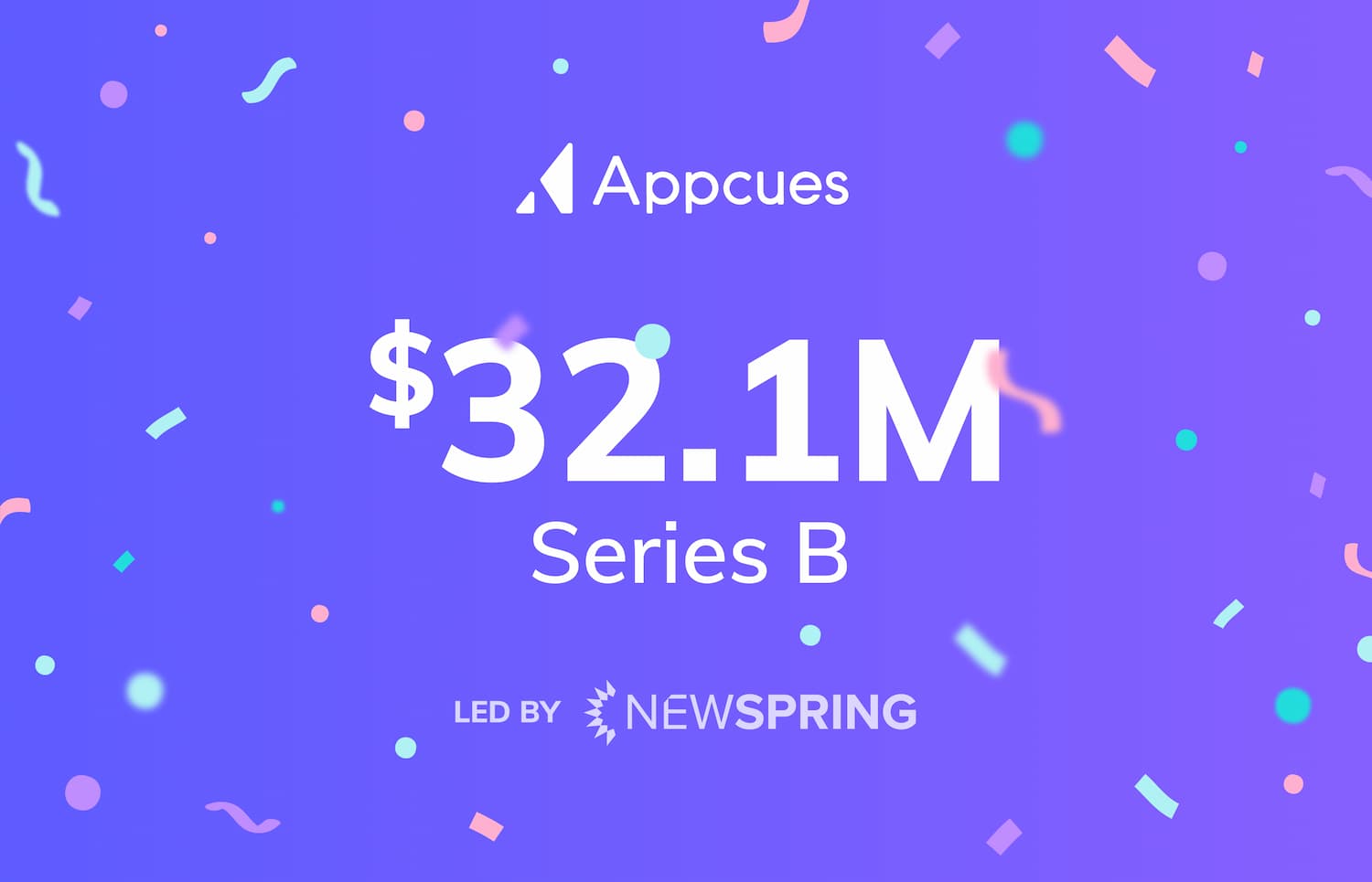 text: appcues raises a $32.1M investment round