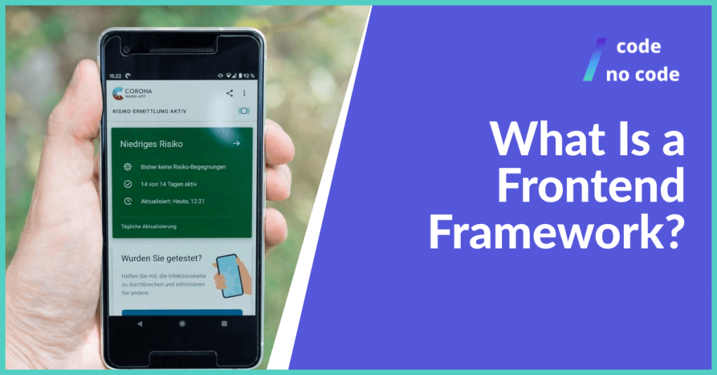 what is a fronend framework