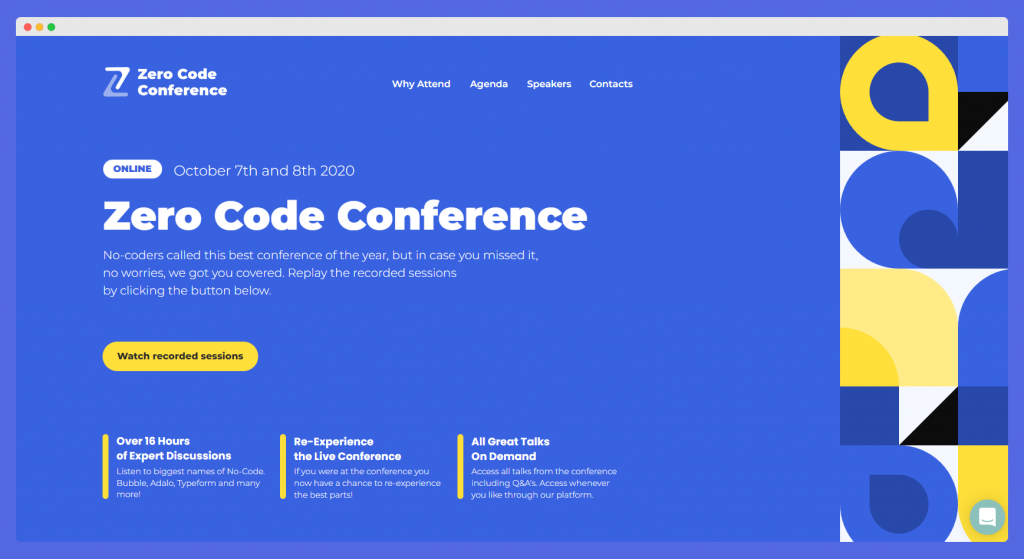 Zero Code Conference by Zeroqode