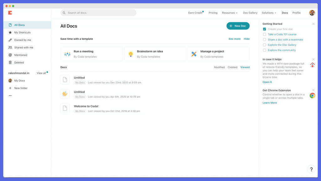 coda ease of use