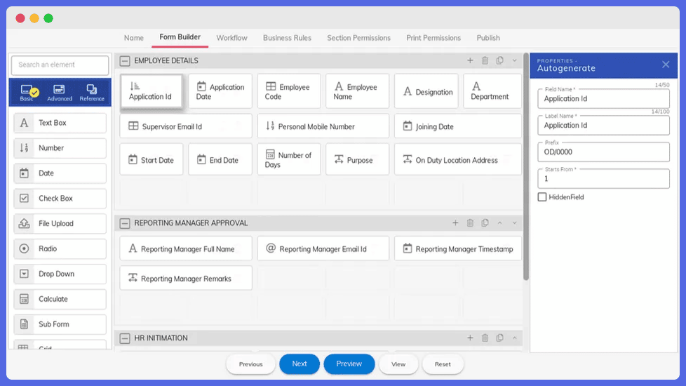 quixy, a cheap low code tool