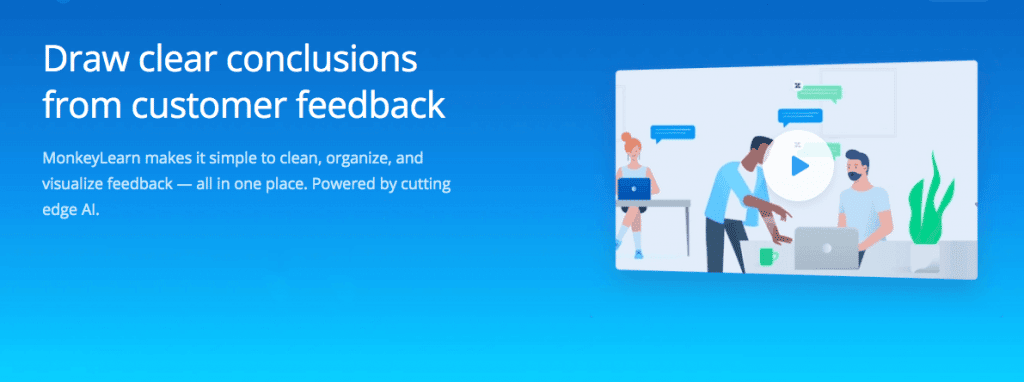 Intro to Monkey Learn, a No Code AI tool used to analyse customer feedback.
