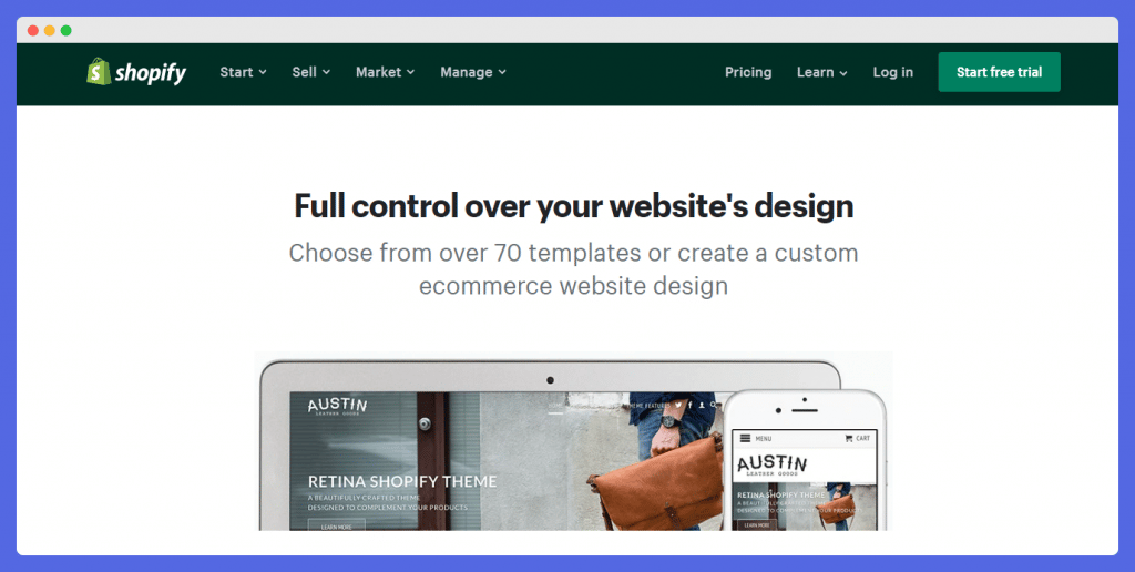 Shopify Website Editor