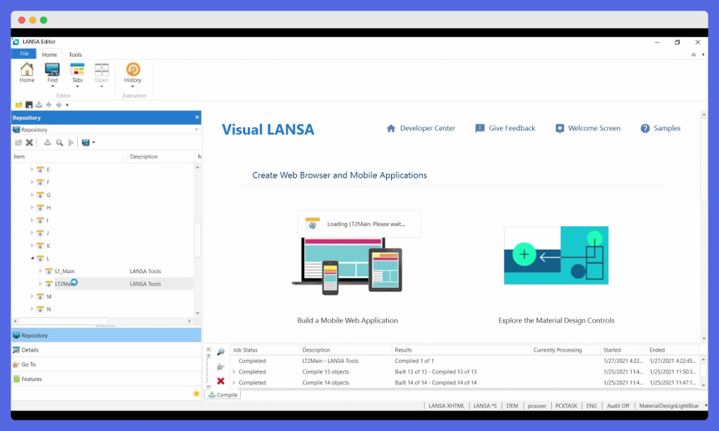 Visual LANSA UI