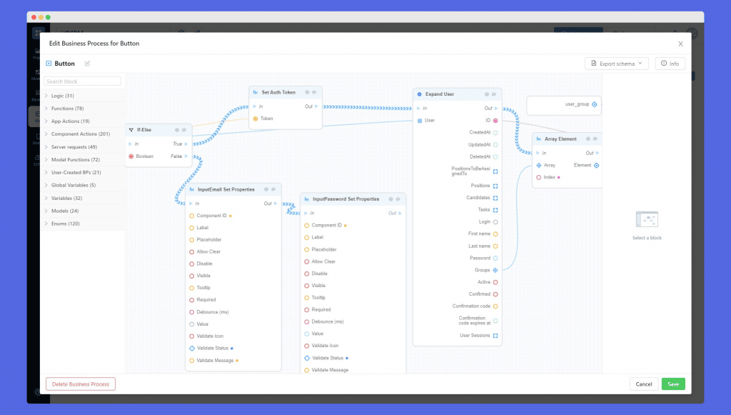 appmaster business process editor