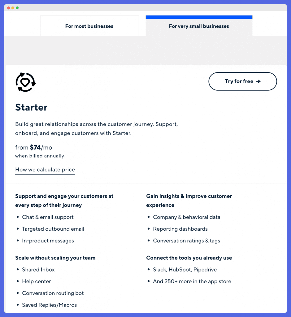 Intercom Pricing