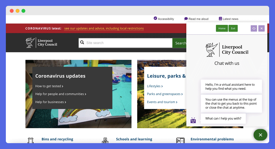 liverpool city council's virtual assistant