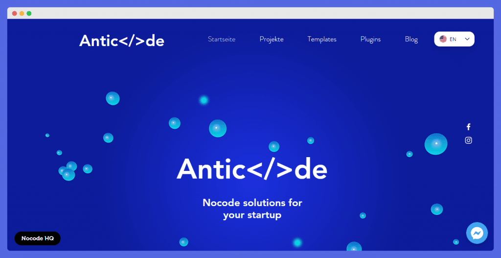 Anticode low code development vendors