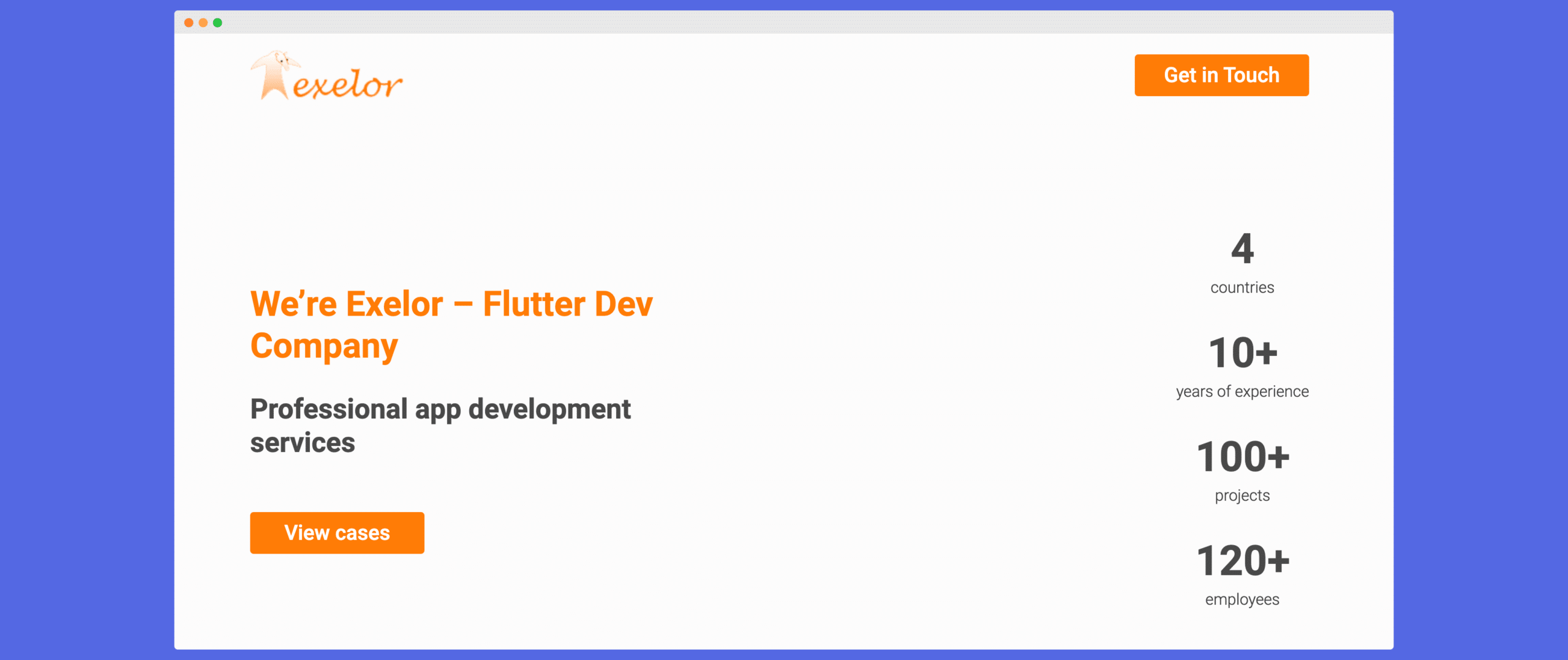 exelor - flutter dev mobile app development company from ukraine