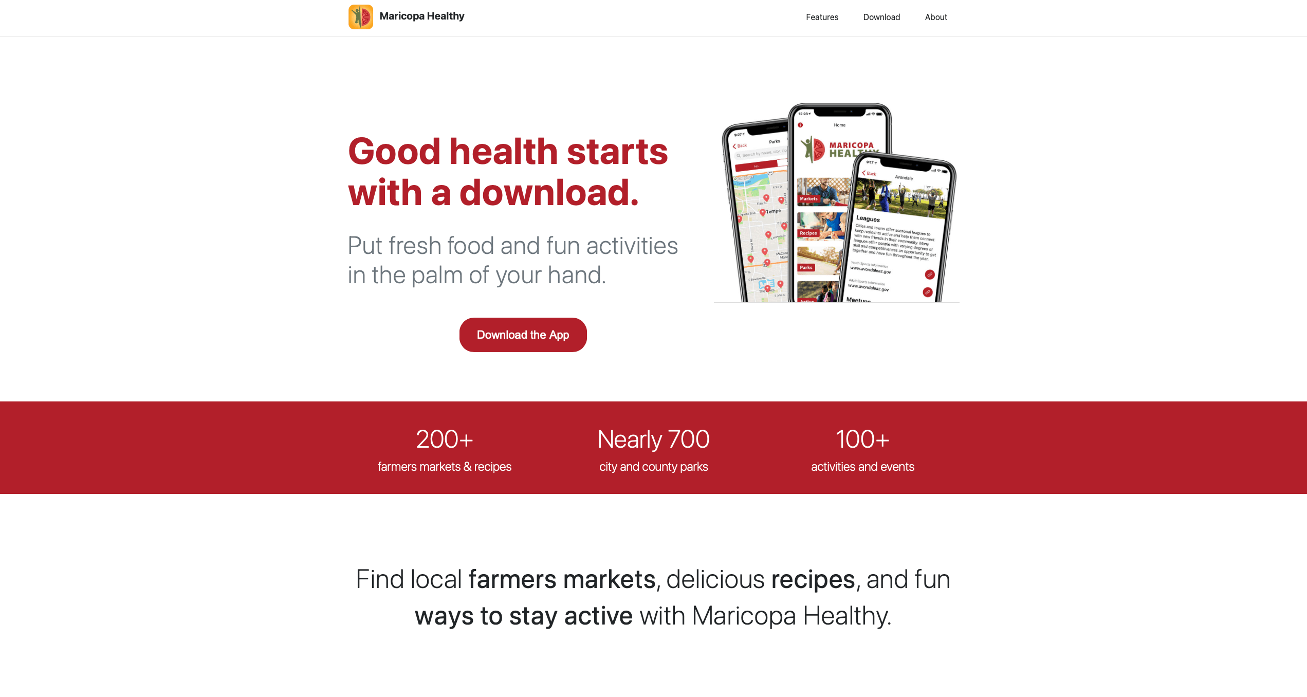 maricopa healthy website