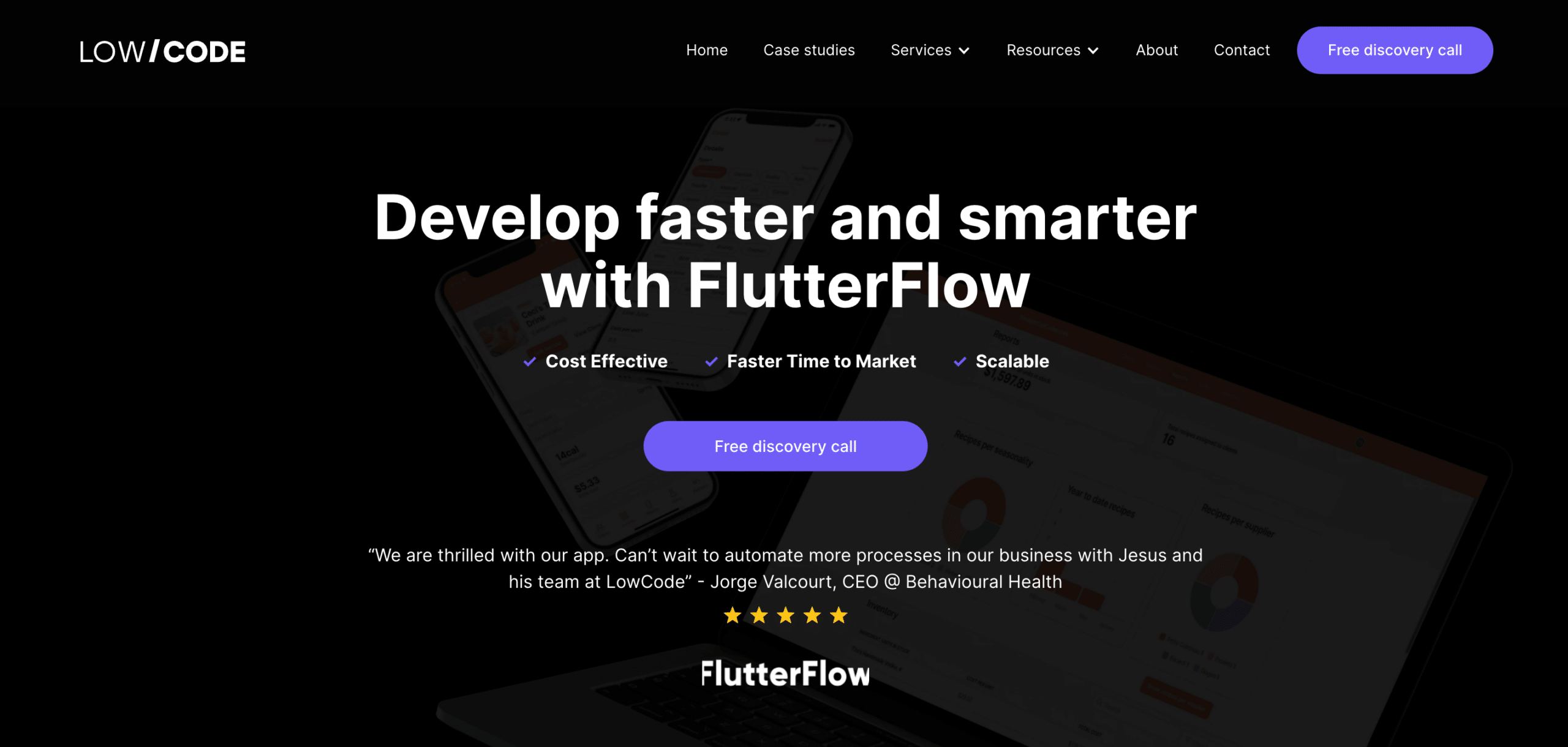 low code flutterflow