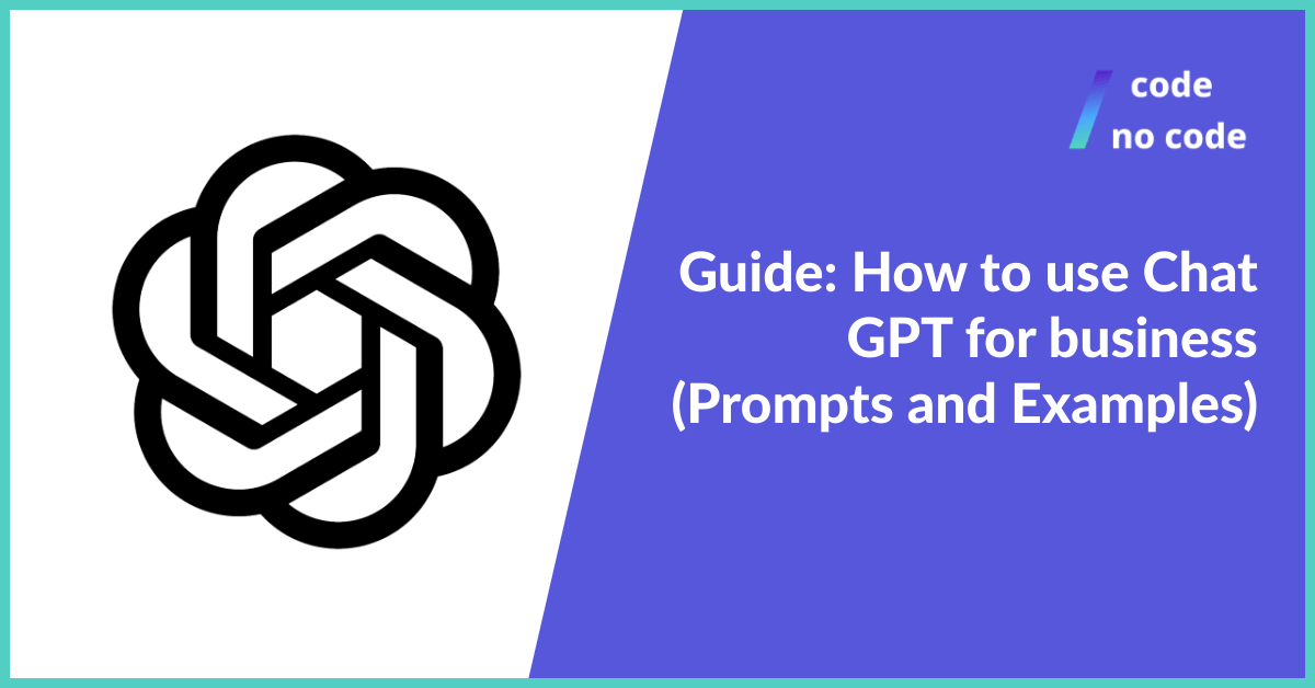 How to use chat gpt for business