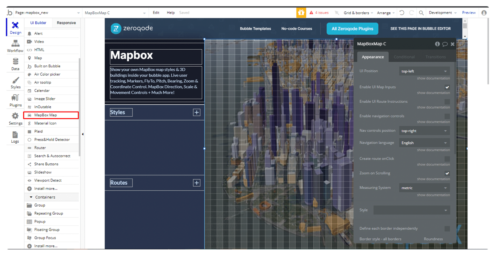 "Mapbox" Maps (Bubble.io Maps)